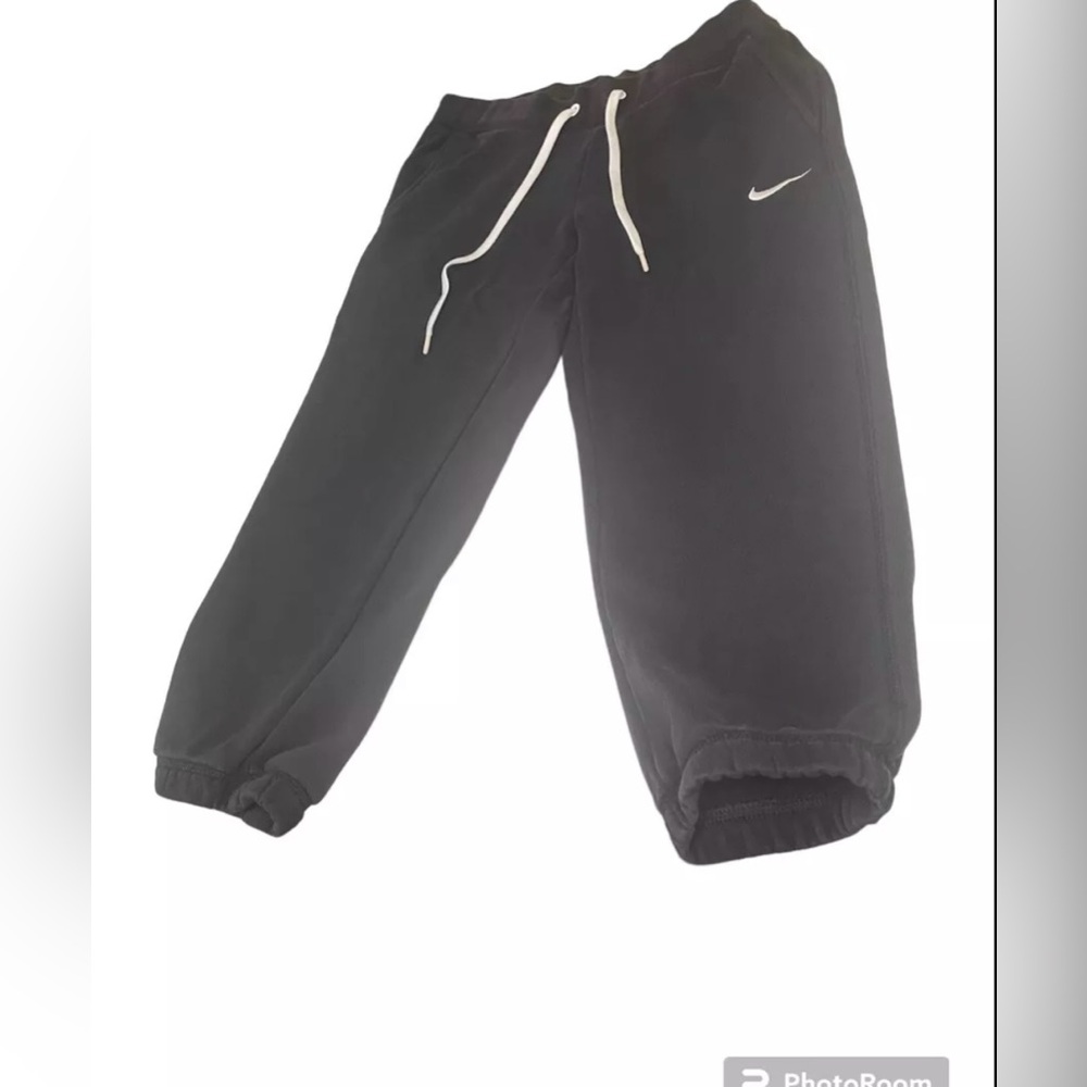 NIKE Mens Tracksuit Trousers Joggers Size Small Black Cotton